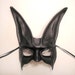 Black Rabbit Leather Mask