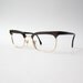 PRICE REDUCED - Vintage Wayfarer Dark Brown Eyeglasses Frames