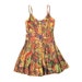 Vintage Orange Camisole Playsuit Size Extra Small to Small