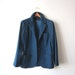 SALE - Vintage Sky Blue Pendleton Wool Blazer Size Medium