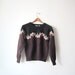 SALE - Vintage Calvin Klein Two Tone Sweater Size Extra Small to Small