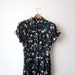 1990s Floral Romper Playsuit Size Small to Medium