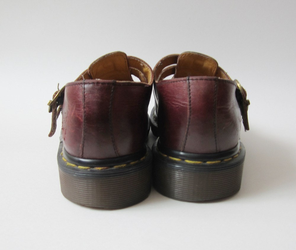 oxblood mary janes
