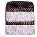 Pink Brown Paisley Circular Knitting Needle Holder Storage Crochet Hook Case Polka Dot Contrast