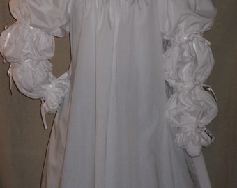DDNJ 3 tier Nobility Lace Chemise SCA Plus Custom Made ANY Size Renaissance Medieval Pirate larp Anime Victorian Cosplay Medieval Costume