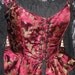 DDNJ NEW Ready to Ship Reversible Corset Style Bodice w/ Peplum Waist 38" Bust 45" Renaissance Pirate Vampire LARP Anime Steampunk