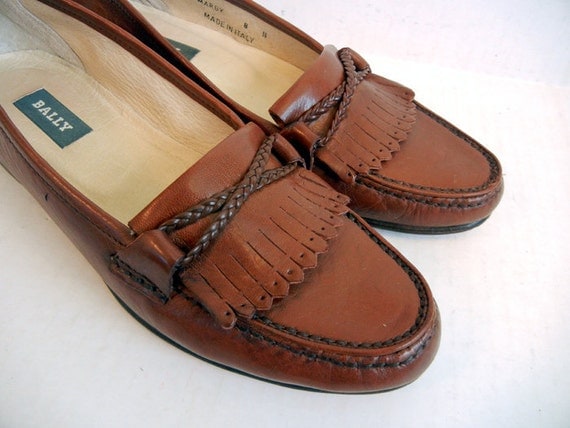 1990s shoes / Carmel Delight Vintage Bally by Planetclairevintage
