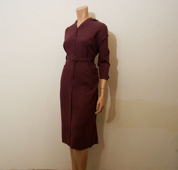 1940s dress / School Teacher Vintage 40's by Planetclairevintage
