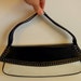 1960s purse / The Vegan Vixen Vintage 60's Blue & White Bag