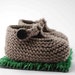 Sweet Gray Baby T Strap Bootie