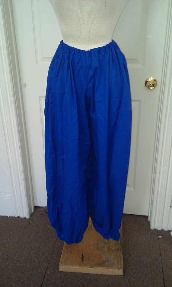 Blue Pirate Harem Pants Ready to Go SCA by CamelotCreationscom