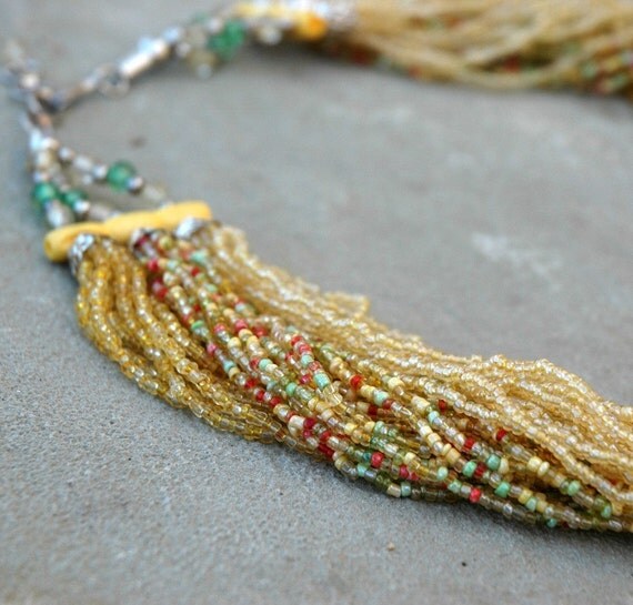 Vintage Seed Bead Necklace