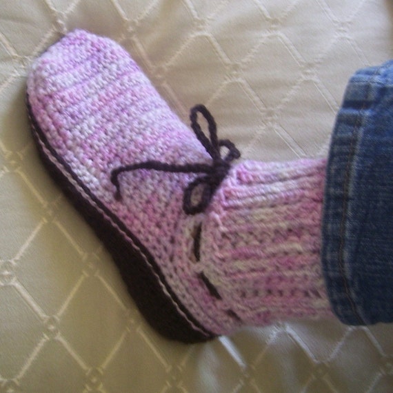 Download Now - CROCHET PATTERN Ladies Knit-Look Sweater Boots - Pattern PDF
