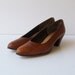 1960s shoes / vintage 60s high heels / 8 / vegan / Amazing Boot Pumps