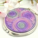 Compact Mirror in Lilac, Lavender, Platinum