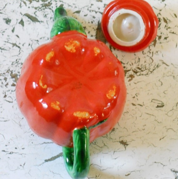Vintage Made in Japan Tomato Teapot