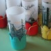 Set of 6 Tulip Coaster Glass Holders