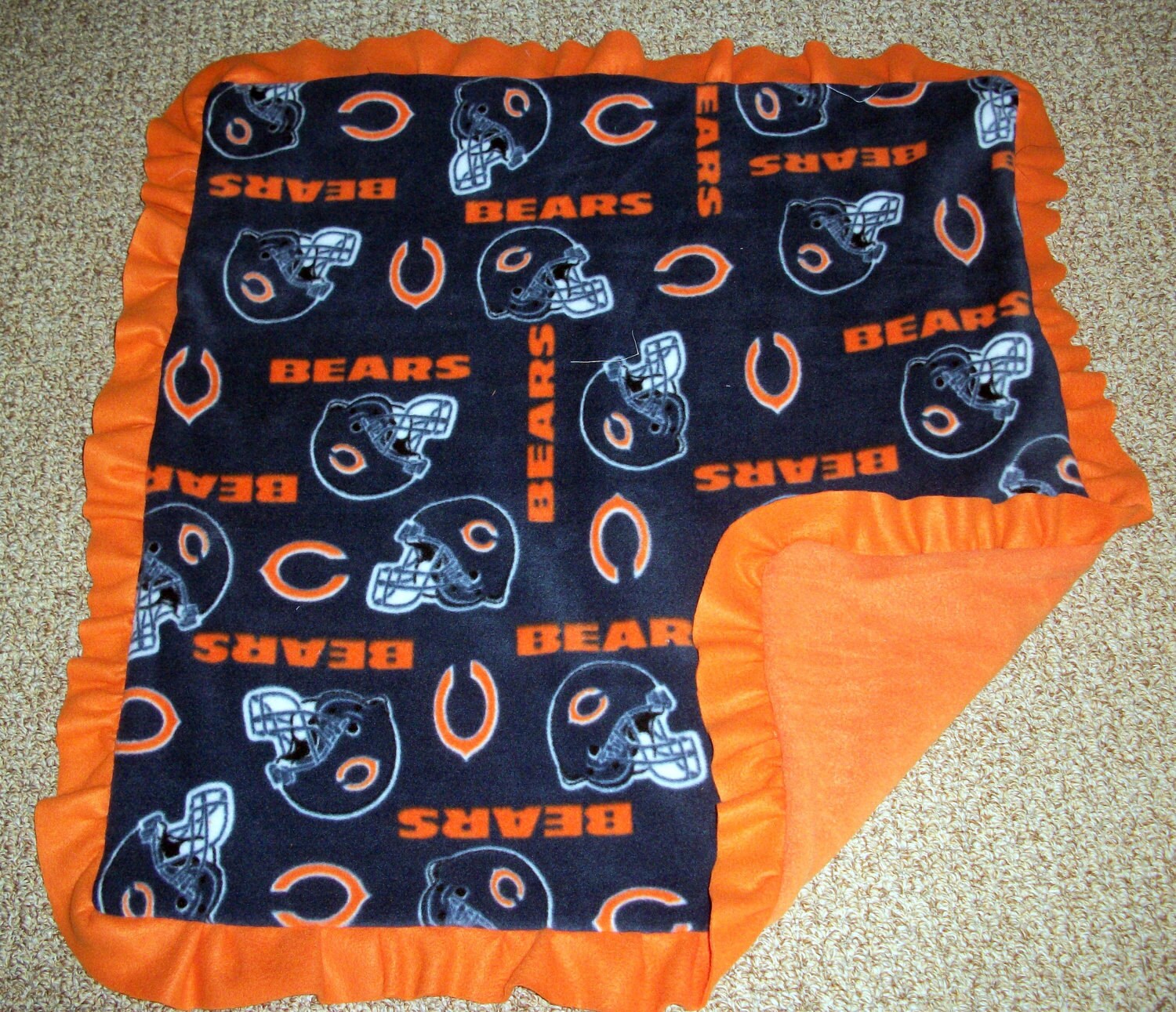 Chicago Bears Fleece Receiving Blanket