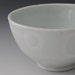 White Bowl with Circle Pattern, Porcelain