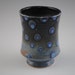 Cup, Blue with Bluer Spots Yunomi