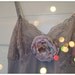 Hand Dyed Lacy Chemise: Vintage Lingerie In Smokey Amethyst