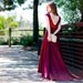 Scarlet Red Silk Gown