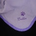 Pet Blanket Personalized - Purple