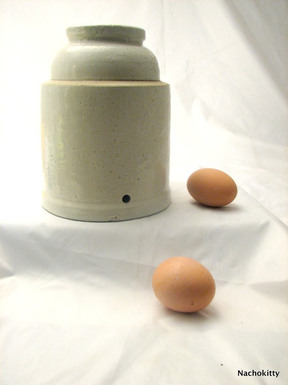 Vintage Chicken Poultry Waterer Ceramic by BarnOwlGoods on Etsy
