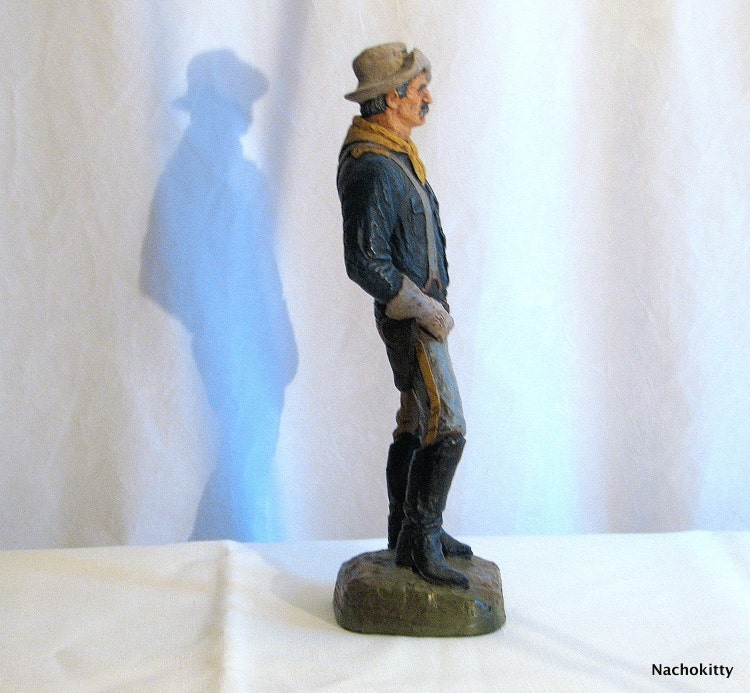 Vintage Cowboy Sculpture by Michael Garman Circa by Nachokitty