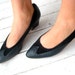 Vintage Two Tone Spectator Pumps / Wingtips / Black and Navy / by Van Eli / Sz 10