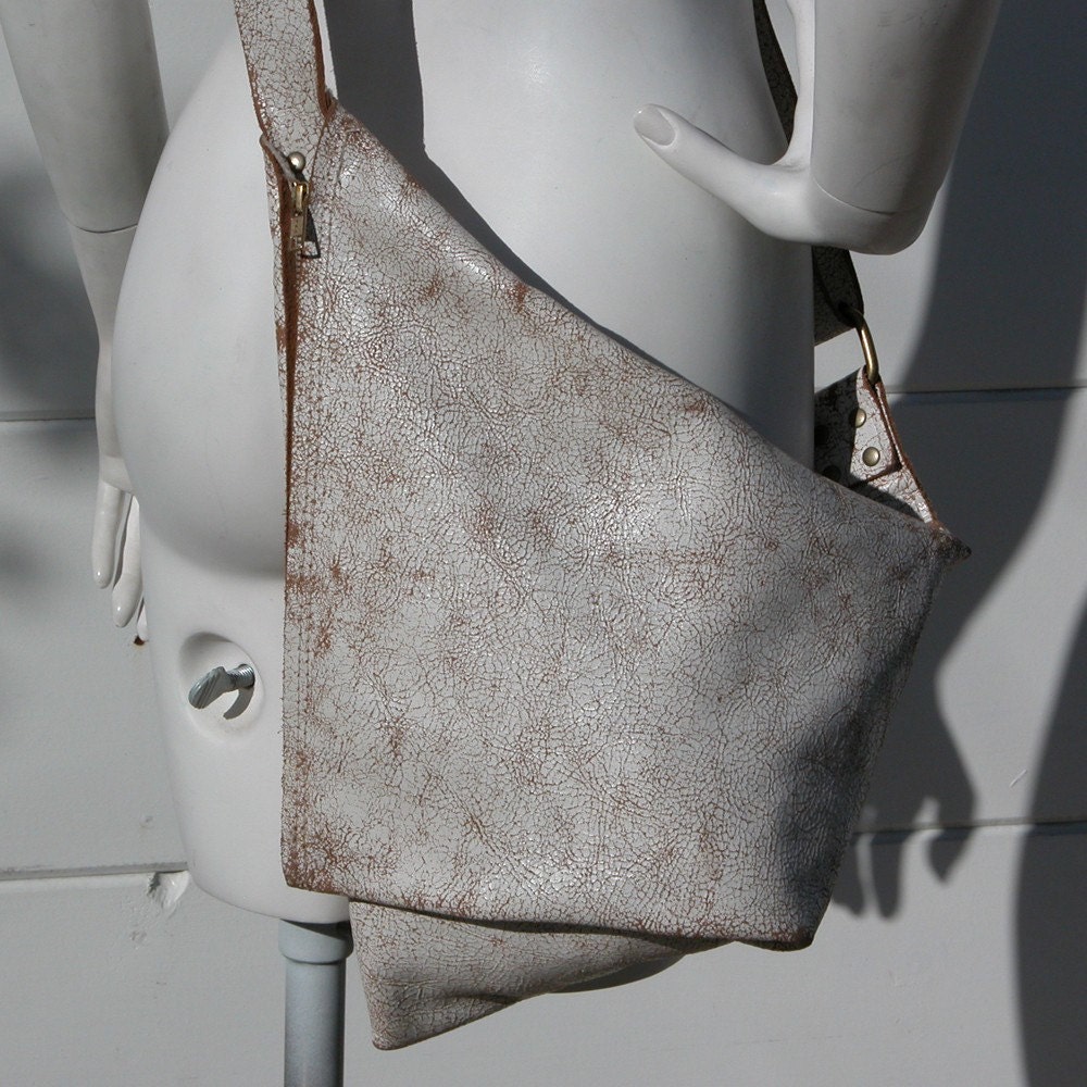 white leather purse strap