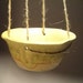 Small Hanging Herb Planter in Yellowish and Shino Glaze by Jon Whitney