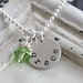 Personalized Necklace Birthstone Jewelry Hand Stamped Mothers Necklace Sterling Silver ....Custom Name Necklace .... Mommy Jewelry