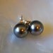 Tahitian Pearl gumball studs