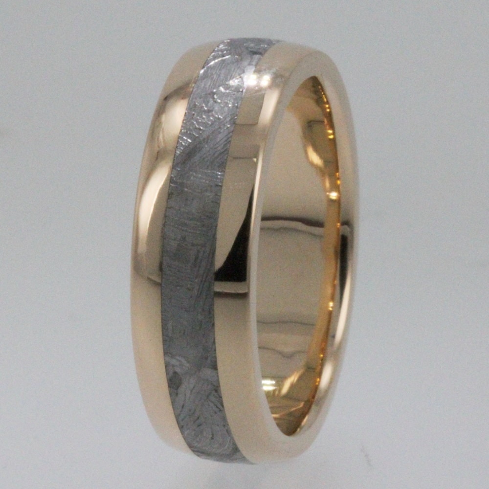 Meteorite Rings / Asteroid Metallic / 14K Gold by ...