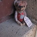 OOAK Handmade primitive vintage old antique artist miniature mohair mini gift teddy bear Katy Nissen Raggy Bears