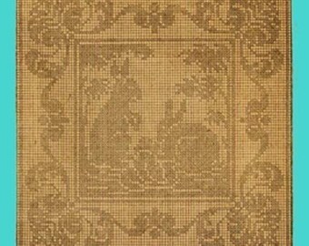 1909 Bunnies Filet Crochet