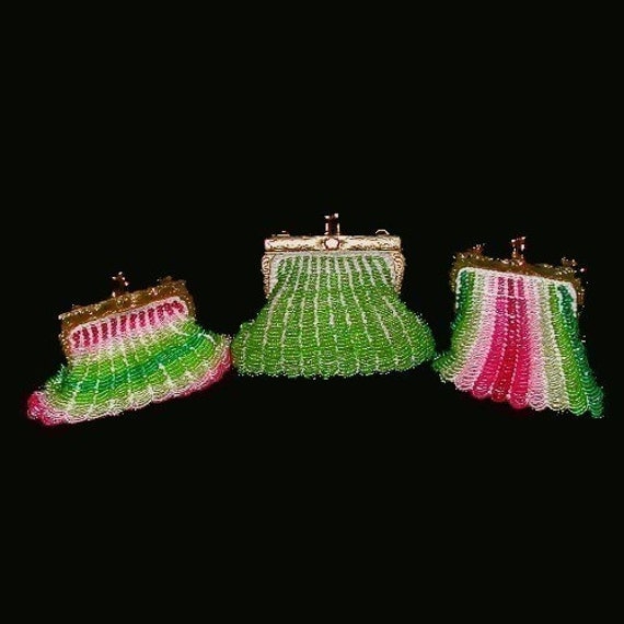 1912 Beaded Knit Coin Purse Pattern