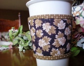 Cup Cozy - for Hot or Cold Beverages - for Fall