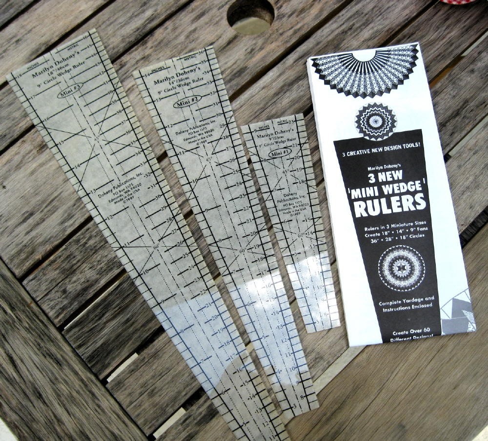 marilyn dohenys mini wedge rulers for quilting