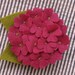Pink Hydrangea Felt Dog Collar Accessory
