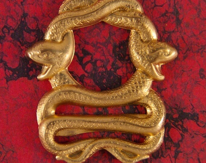 Brass Snake Serpent Frame Stamping