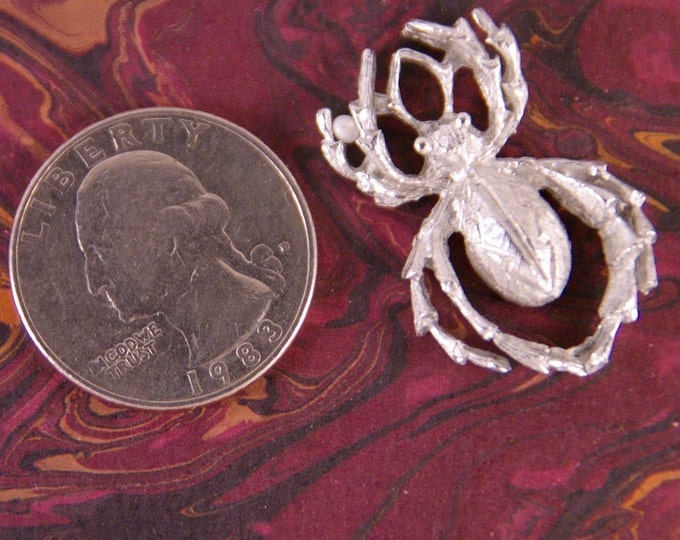 Pewter Spider Charm Pendant