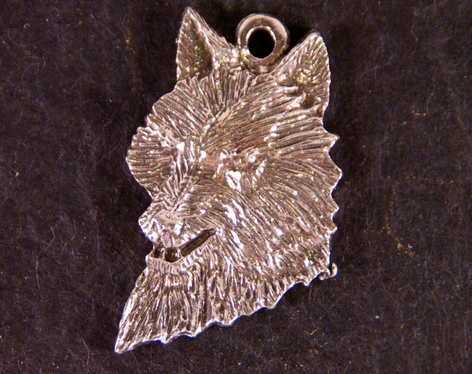 Pewter Wolf Pendant