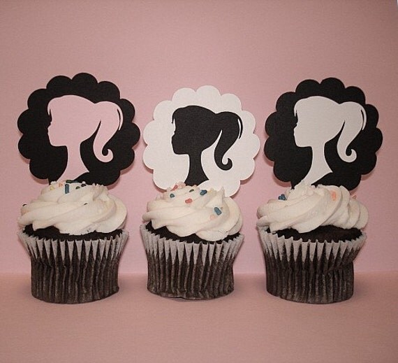 Barbie Cupcake Toppers Kit