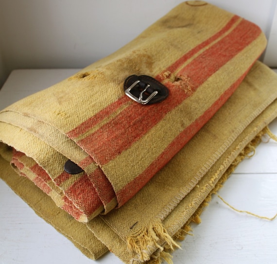 antique victorian horse blanket farmhouse industrial