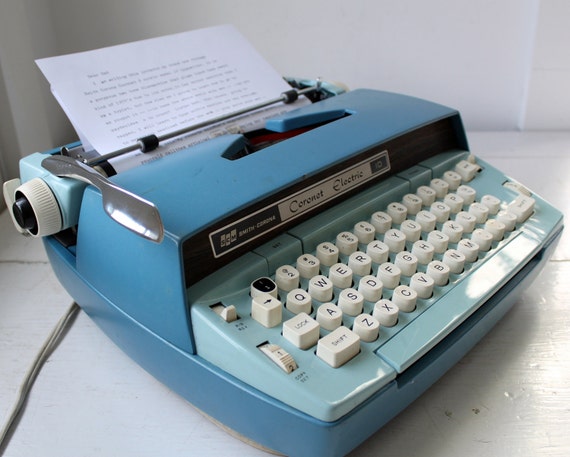 smith corona typewriter