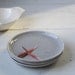 vintage Russel Wright bread plates. Set of 3 granite grey. Mid century modern / the BAGUETTE POUR TROIS set