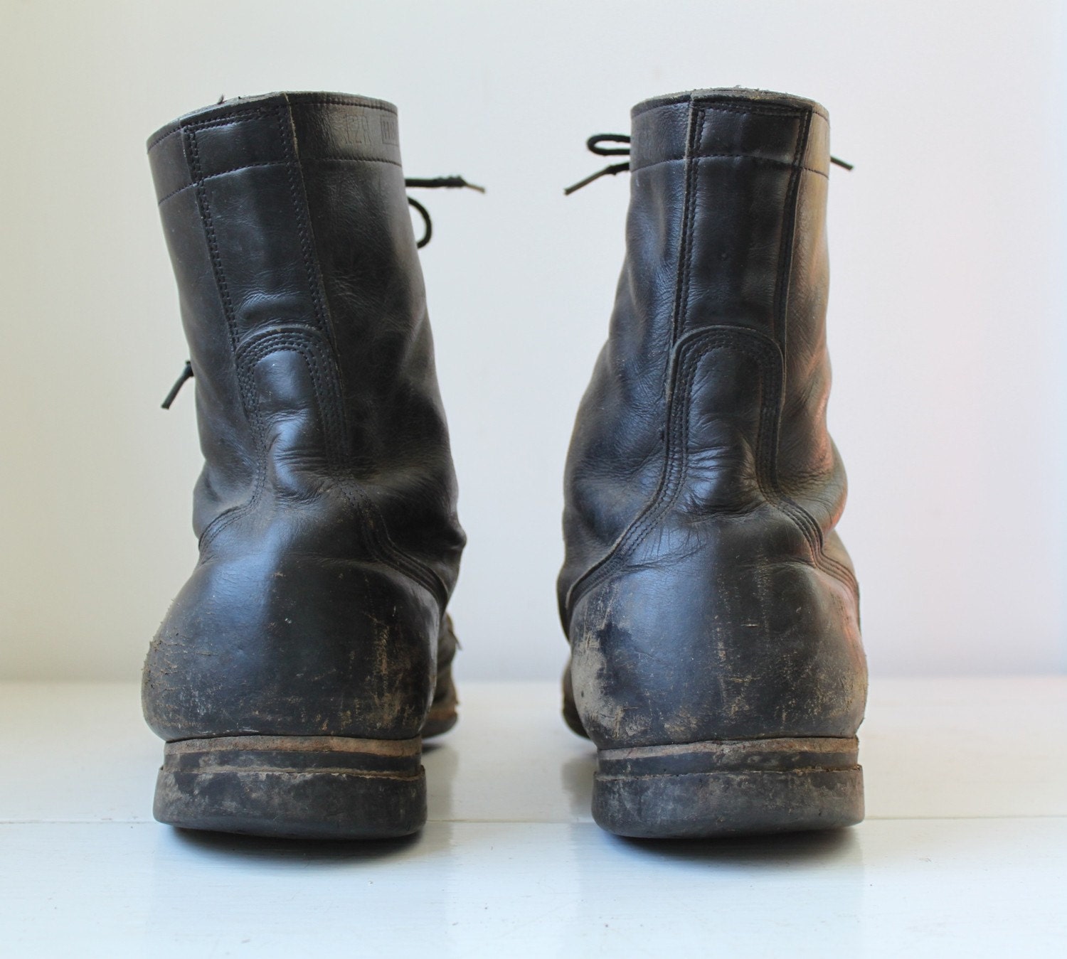 vintage 1960s military combat boots size 13