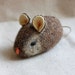 Mouse Plush Wool - Pocket Mouse - CoCo Tweed